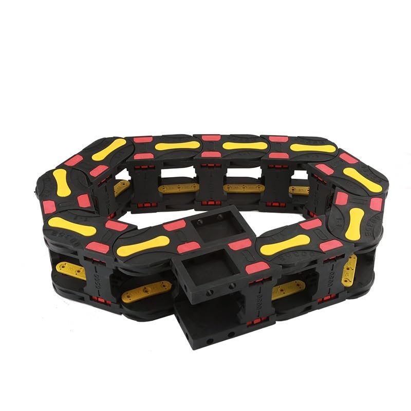 Nylon-Öffnungs-Abschlepp-Übertragungskabel-Kettenrahmen mit Endverbinder, geschlossene Schleppkette for CNC-Fräser-Getriebeteile(65x175 mm)