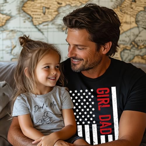 Image of Mrocioa for Dad from Daughter Son Daddy is My Hero Toddler Boy Girl Kids T-Shirt