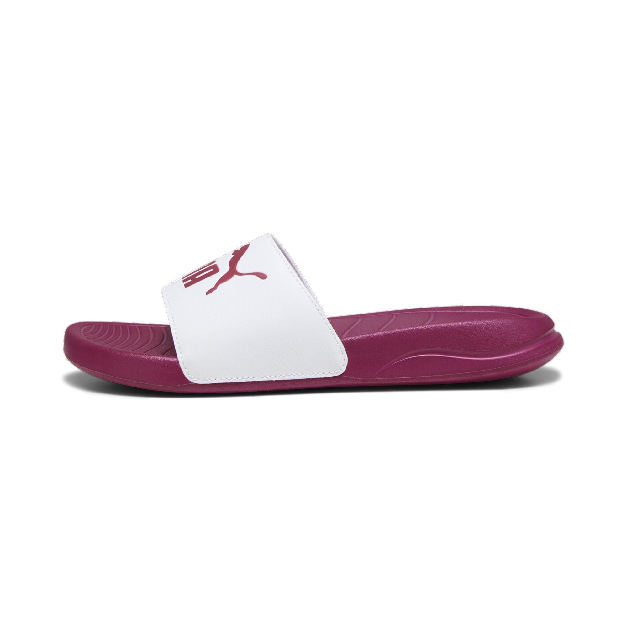 PUMA Unisex Popcat 20 Slide-Sandalen, Puma White Pinktastic, 40.5 EU