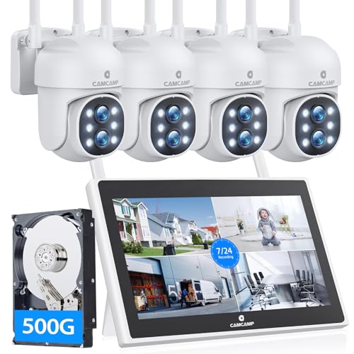 CAMCAMP Wireless Security Camera System, 10.1