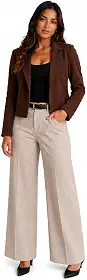 Blazer Casaco Feminino Suede Premium Elegante e Moderno DOCCE MULHER