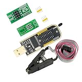 USB Programmer CH341A 24 25 Series Flash Module with SOIC8 SOP8 Test Clip Flash IC Clips Socket Adpter Programmer BIOS