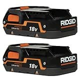 Ridgid AC840085 (2 Pack) 18V 1.5AH Hyper Lithium-Ion Compact Battery # 130183010-2pk
