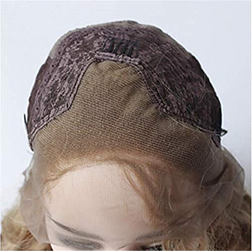 Perruque synthétique Lace Front longue 20 pouces ondulée sans colle résistante à la chaleur - 7