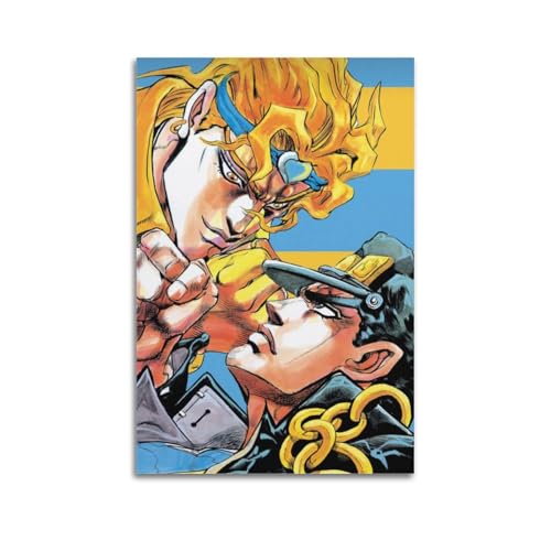 LIHAIXUAN Jojo Bizzare Adventure 3 - Lienzo decorativo para pared, 30 x 45 cm, estilo sin marco