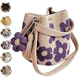 【Una Opción de Regalo Ideal】 Celebre cumpleaños, aniversarios o el Día de la Madre con un detalle tan único como ella. Este bolso floral hecho a mano es una elección perfecta para mujeres que aprecian la artesanía vintage y la moda sostenible, aportando elegancia y alegría en cada uso
