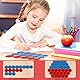 100 Stück Wendeplättchen Rot Blau Plastik,Rechenschieber,Rechenhilfe 1 Klasse,Rechenschieber 1.Klasse,Rechenkette,Spielchips,Rechenhilfe,Wendeplättchen,Mathe Rechenhilfe Für Kinderhände Rechenaufgaben