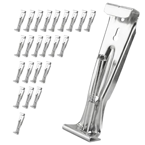 5" 25 Pack Gutter Hangers, Heavy Duty Hidden Rain Gutter