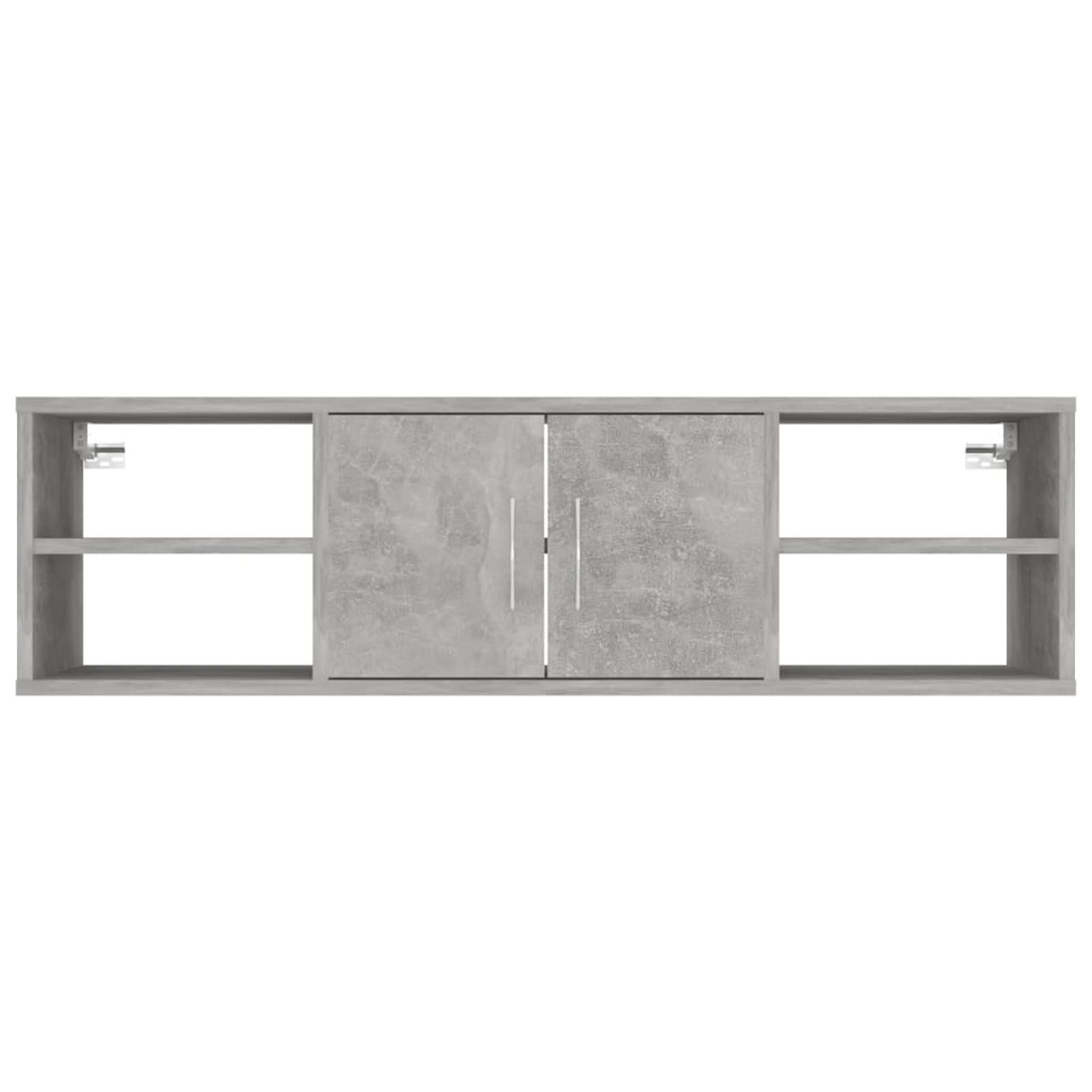 ShGaxin Estantería de Pared, Estanteria Pared, Estanteria Baño, Balda Pared, Baldas Flotantes, Estante Cocina, Baldas Cocina, aglomerado Gris hormigón 102x30x29 cm