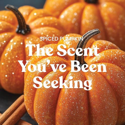 Image of Yankee Candle Spiced Pumpkin, Fall Scented Candle, 22oz Large Jar with up to 150 Hour Burn Time, Giftable (Pack of 4)