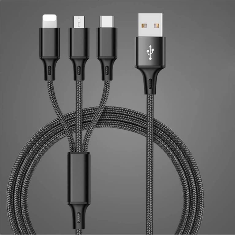BUFONA Ultra Charging Speed Type - C | Micro USB | IOS Data Cable Charging Cable Pad 1.3 m Micro USB Cable 3IN1 Multiple Pin Charging Cable Magic Charger Mobile Data Cable Multiple Pin Charging Cable (B0B3DRW12D) Amazon Price History, Amazon Price Tracker
