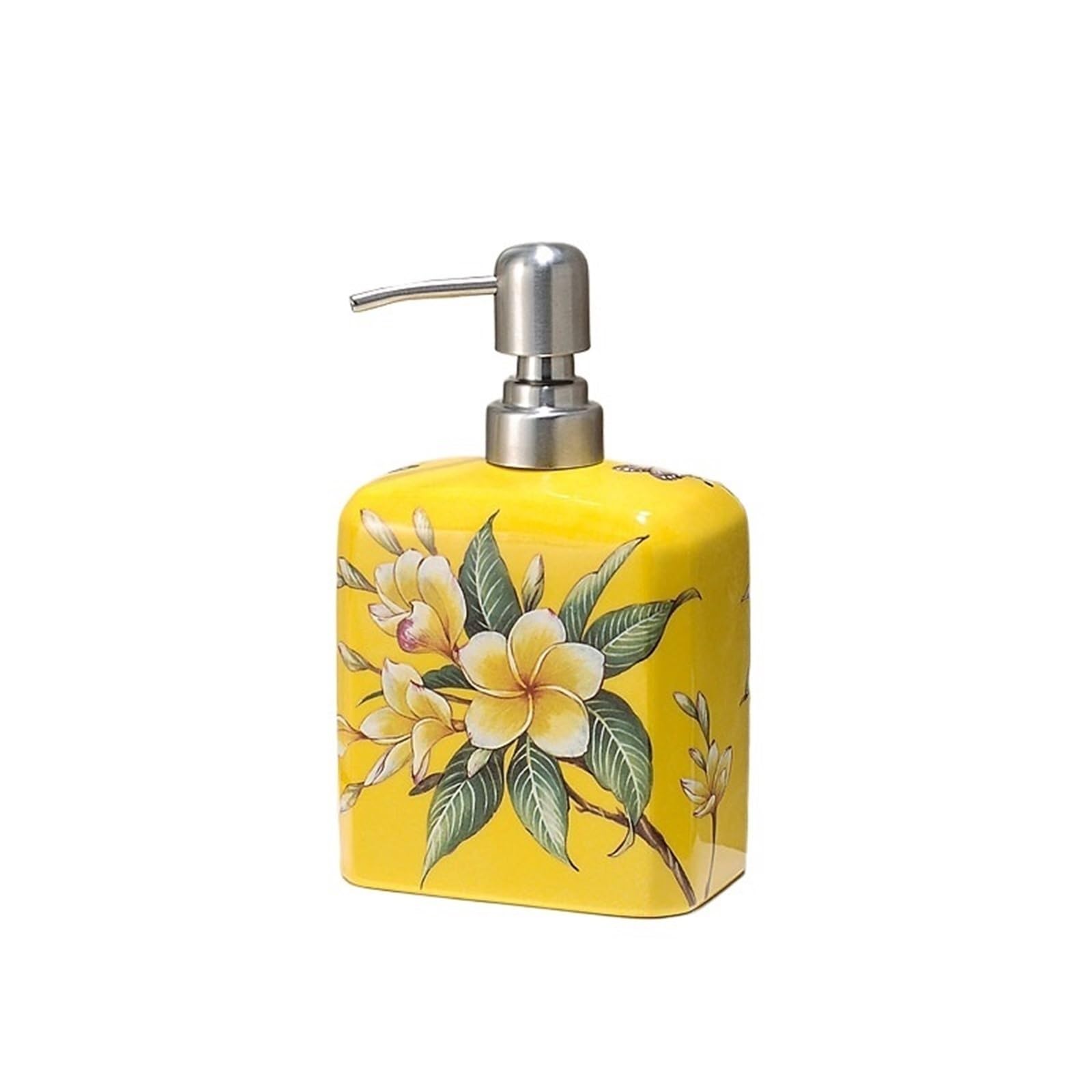 LIBANGRONG-888 Kitchen Soap Dispenser 540ml Ceramic Soap Dispenser With Pump, Hotel Press-type Hand And Shower Gel Empty Bottle Countertop Soap Dispensers
