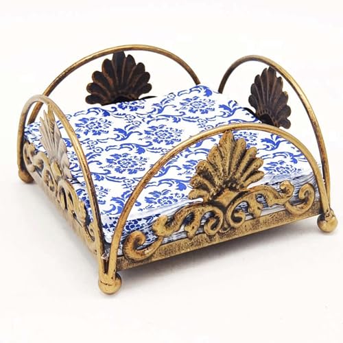 Napkin Holders for Paper Napkins Square Vintage Metal Napkin Holder for Table Antique Bronze Flat Napkin Holders for Paper Napkins Stylish Kitchen Decor Dining Table Centerpiece Decor3