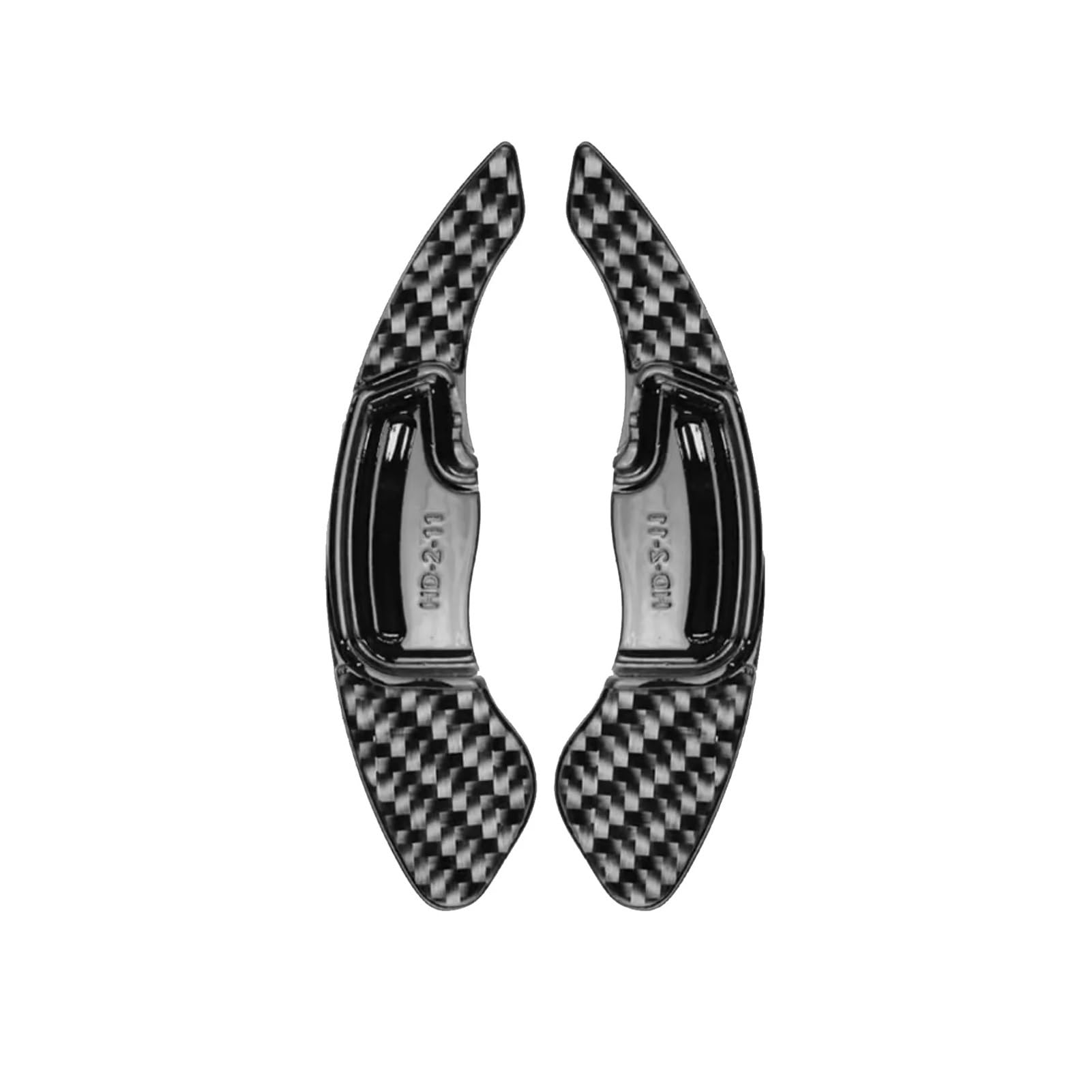 QBKGMEWCA Shift Paddles Interior Compatible for Acura MDX Modification ILX RDX TLX CDX Carbon Fiber Stickers(Type5)
