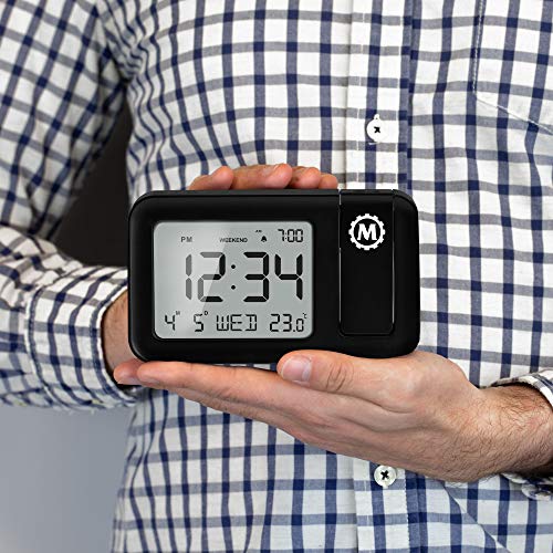 Marathon Projection Clock With Large Display And Backlight #TOP3