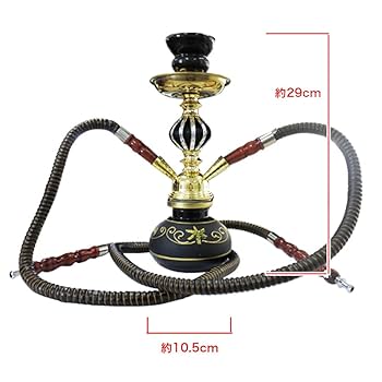 こうしろう様シーシャ台 Amazon.co.jp: シーシャ セット水道管の形72cm金属喫煙具Shisha