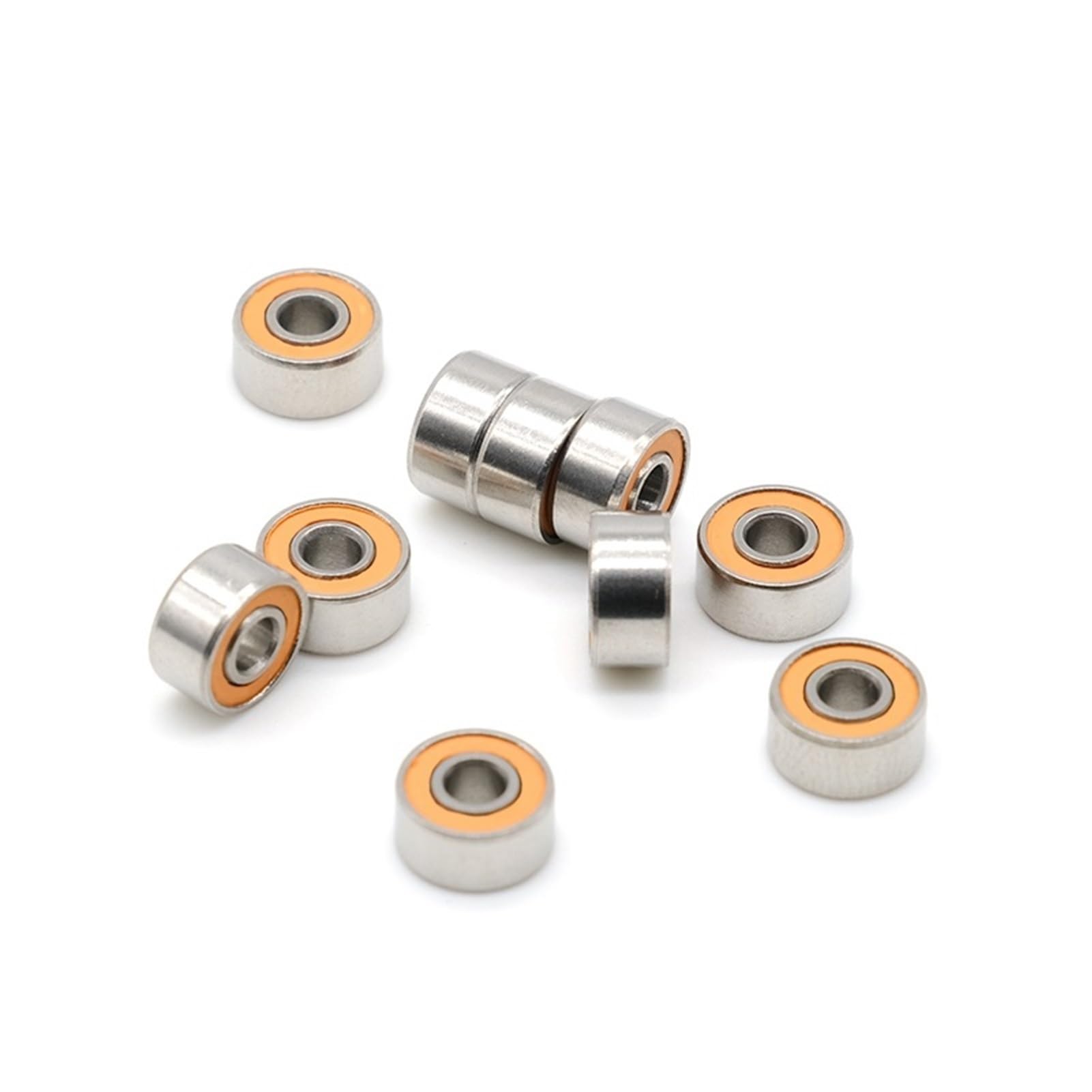 Roulements rigides à billes Lot de 10 roulements de moulinet de pêche S693 2RS ​​CB ABEC7 LD 3 x 8 x 4 mm en acier inoxydable hybride roulement à billes en céramique S693-2OS CB S693RS