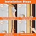 Black Rubber Weather Stripping Door Seal Strip, D Shape Door Weather Seal Strip, Self-Adhesive Soundproofing Frame Insulation Tape for Doors Frame/Window Seal,Blocks Cold Drafts Noise