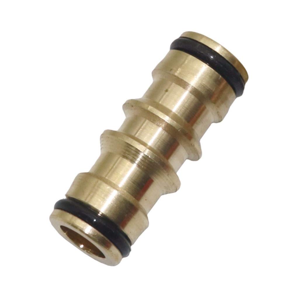Giunti for Tubi in PVC in Ottone bidirezionale a sgancio rapido for autolavaggio, Pulizia, Tubo dell'Acqua, irrigazione, raccordi for microirrigazione Automatici, 20 Pezzi