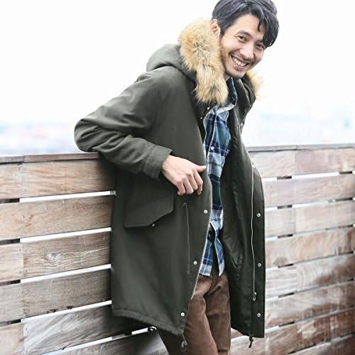 Amazon コーエン メンズ Coen 中綿モッズコート Dk Green Large コート ジャケット 通販