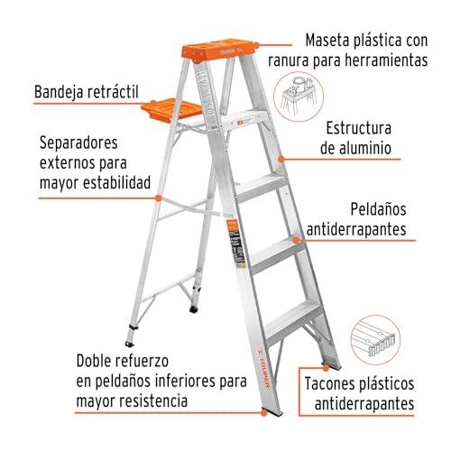 Mejores precios y opiniones de Escaleras de aluminio precio los mejores 5. 29 Imagen adicional