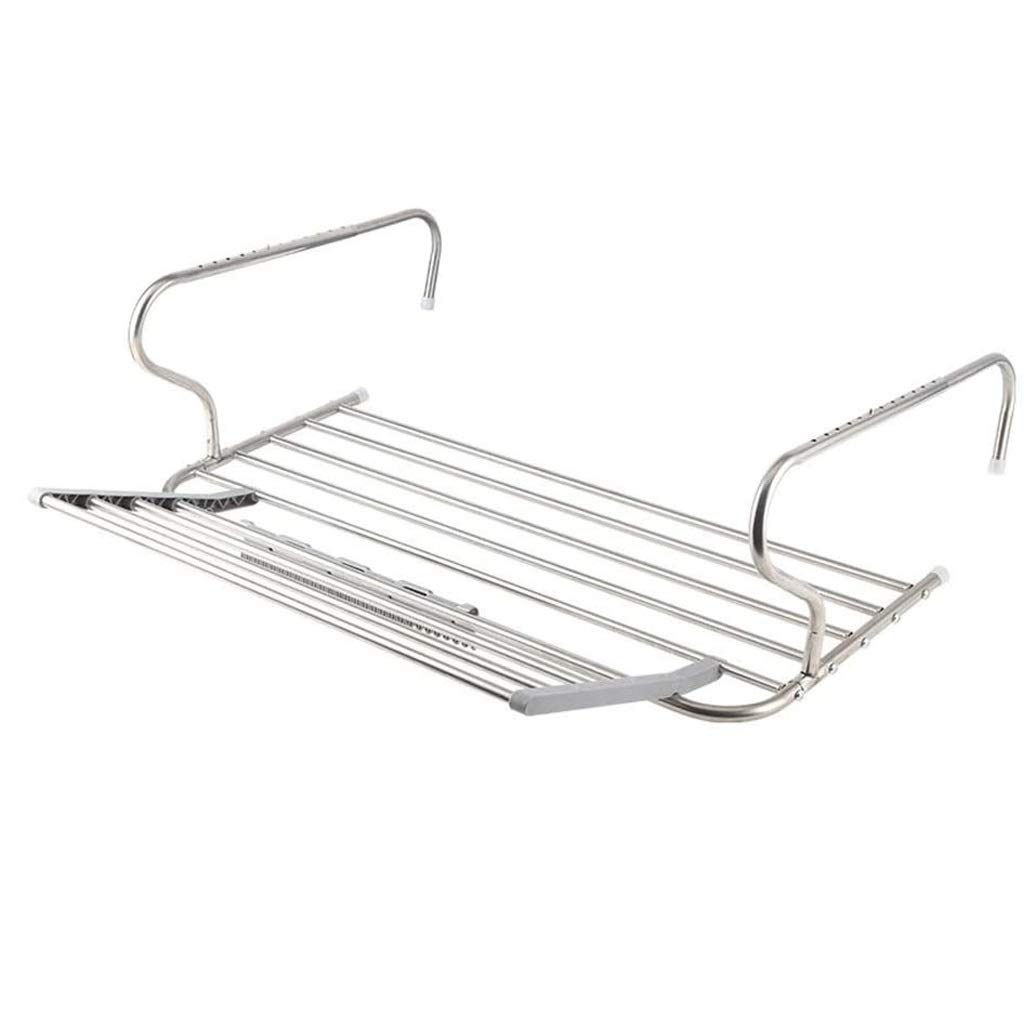 MOBYGKFY Expandable Wall-mounted Clothes Hanger, Metal Hanger, Wall-mounted Folding Clothes Hanger(50cm)