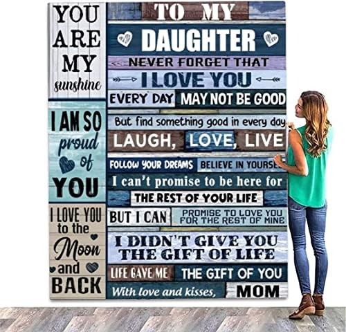 Son Gifts From Mum Fleece Blanket to My Son Personalized Blanket Gifts For Son Birthday Christmas Encourage And Love Gifts For Son Soft Fluffy Blanket Christmas Day Boy Presents For Son,150x220