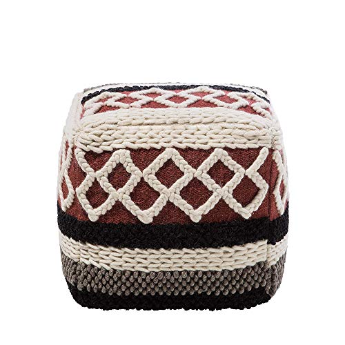 Beliani Pouf Sitzpouf Ottomane bunt Boho Sagar – Bild 5