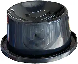 MY PET BRASIL Comedouro Alto Ergonômico e Anti-Formiga para Gatos, Comedouro Elevado de Filhote, Preto