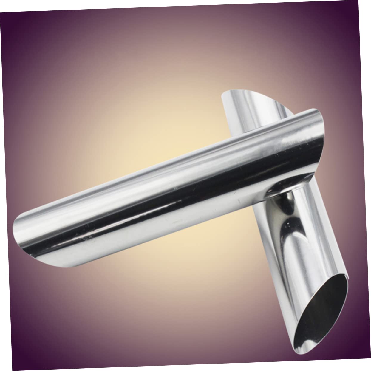 Mikinona 4pcs Stainless Steel Cannoli Tubes Cylindrical Shaped Baking Molds Reusable Pastry Forms for Croissant Cupcake and Dessert Decoration Easy to Bakeware