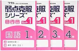弱点克服シリ-ズ国語セット1(4冊セット) (フクトの高校入試対策