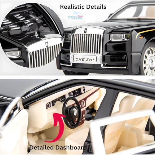Image of Phantom-Inspired 1:32 Diecast Model | Zinc Alloy Pull Back Toy with Light & Sound | Realistic Features for Kids & Collectors | Color as Per Availability
