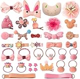 Gomas Pelo - 5 pares de diferente patrón gomas pelo para bebé niñas,son elásticas y cómodo para atar el pelo,no habrá un sentimiento muy apretado
