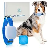 GreeSuit Collar GPS Tracker para mascotas gatos perros, rastreador con rango ilimitado, monitor de actividad, dispositivo de seguimiento impermeable, monitor anti-pérdida