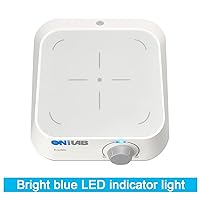 Vista 3 de ONiLAB Agitador magnético con 8 piezas de barra de agitación Set y retriever barra de agitación, mezclador magnético Capacidad máxima de agitación