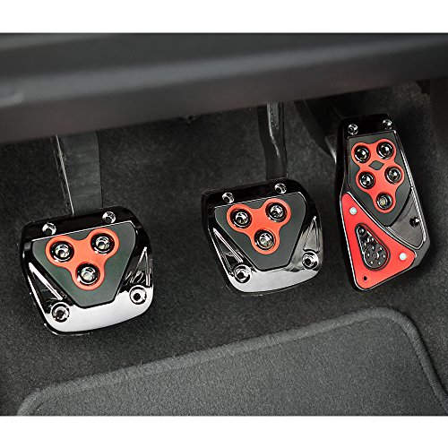 Pilot Automotive Pilot Pm-22120R Pedal/Shift Knob Combo Red, 1 Pack #TOP6