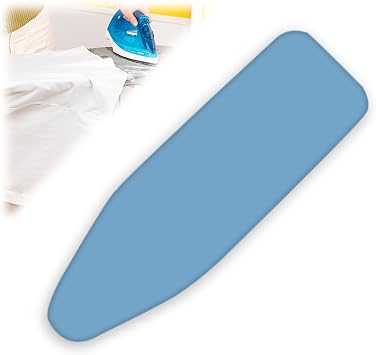 CHEMYO Adjustable Ironing Board Cover, Full Size Iron Board Cover, Replacement Ironing Board Cover with 0.6 cm / 0.2 in PaddingBlue
