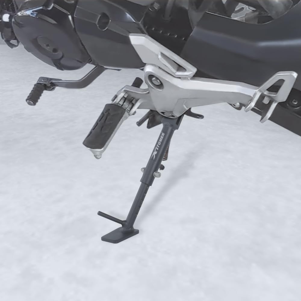 Xitomer 0-2.5'' Adjustable Kickstand Fit for Grom MXS125 2017-2025 Grom, Monkey 125 2019-2025, Foot Side Support Motorcycle Kickstand Side Stand