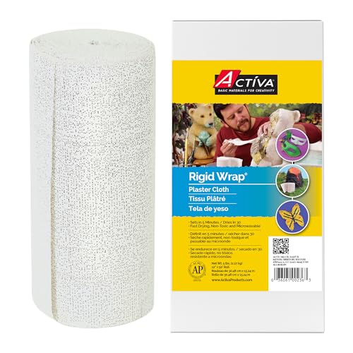 Activa Rigid Wrap Premiuim Plaster Cloth, 5 pounds, White (236A)