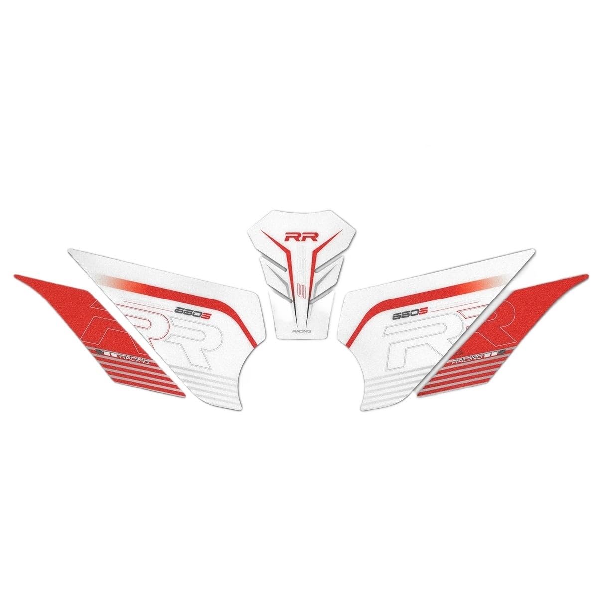 Decoration for VOGE RR660S Rr 660 S RR 660S Fuel Tank Sticker Frosted Gas Cap Decal Knee Protect Accessories(Fuel Tank-White-A)