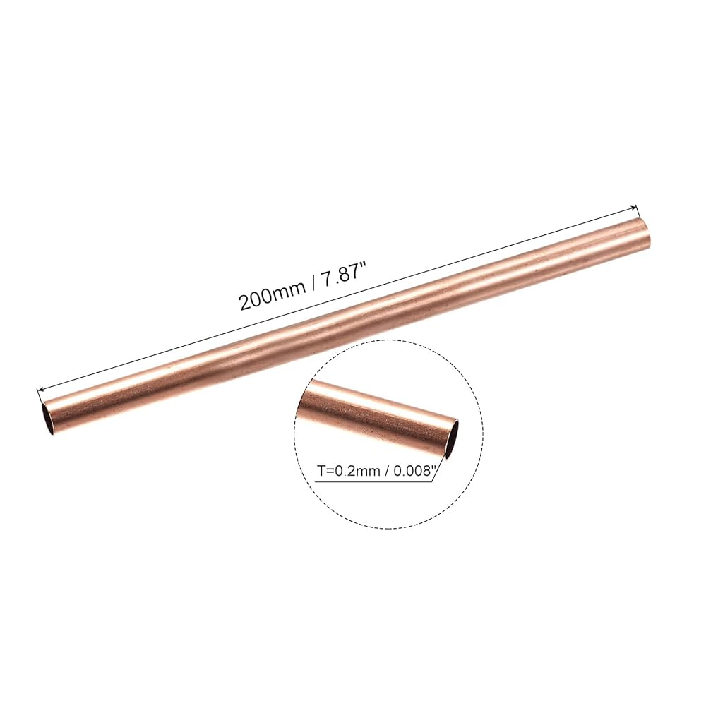 Amazon.co.jp: uxcell 銅管 金属管 2mm 3 mm 4mm 5mm 6mm 7mm外