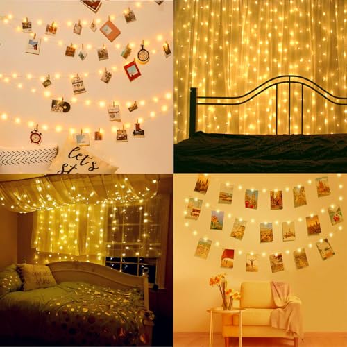 Yiqu 3-Pack 78Ft 240 Led Fairy Lights Battery Operated With Timer & Remote, Waterproof Twinkle Lights Outdoor Indoor 8 Modes For Bedroom Centerpiece Patio Wedding Tree Mason Jar Party Christmas Decoration thumb #2