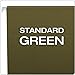Pendaflex Recycled Hanging Folders, Letter Size, Standard Green, 25/BX (81600), Standard Green - No Tabs