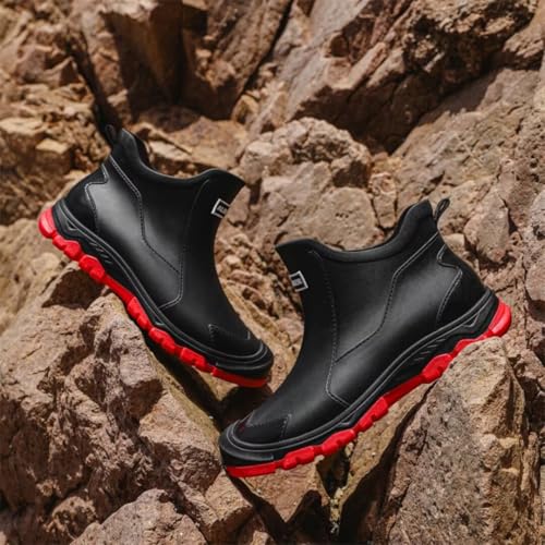 Resistant Short Tube Outdoor Shoes for Wet Weather,Pinegrove Terrain Boots lip Hiking, Fishing & Daily Use,Lightweight Quick-Dry Design for Comfort & Traction3