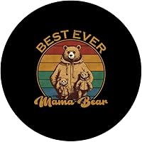 Vista 3 de mothers day apparel greatest mom best bear mama ever PopSockets Swappable PopGrip