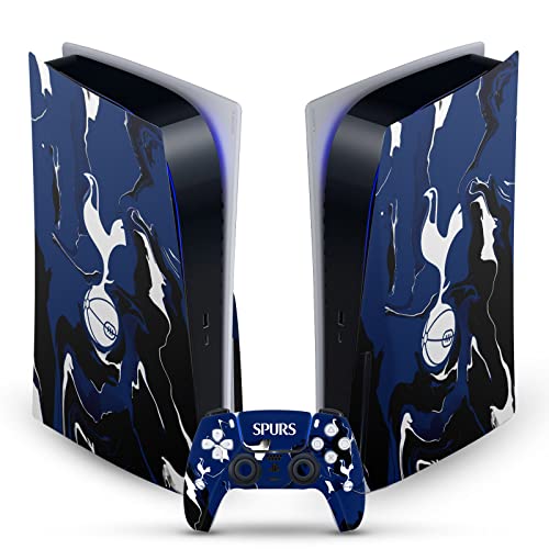 Skin PS5 Tottenham Hotspur motif marbre haute précision avec film de protection DualSense assorti