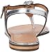 Geox D Sozy Plus E, Sandalias con Punta Abierta Mujer, Plateado (Silver...