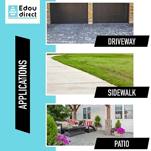 EDOU Direct 24" Pressure Washer Surface Cleaner - High-Pressure Washer for Concrete and Driveway - Dual Handle Cement Washer with Wheels - 4,500 PSI Max Working Pressure - Commercial Power Cleaner