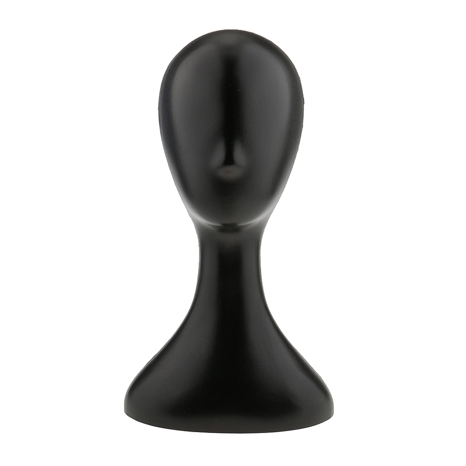 Żeński Manekin Head Wig Head PVC Plastikowy Manekin Model Dla Peruki Kapelusz Naszyjnik Okulary Wyświetlacz Stojak Biżuteria(Skin Color)