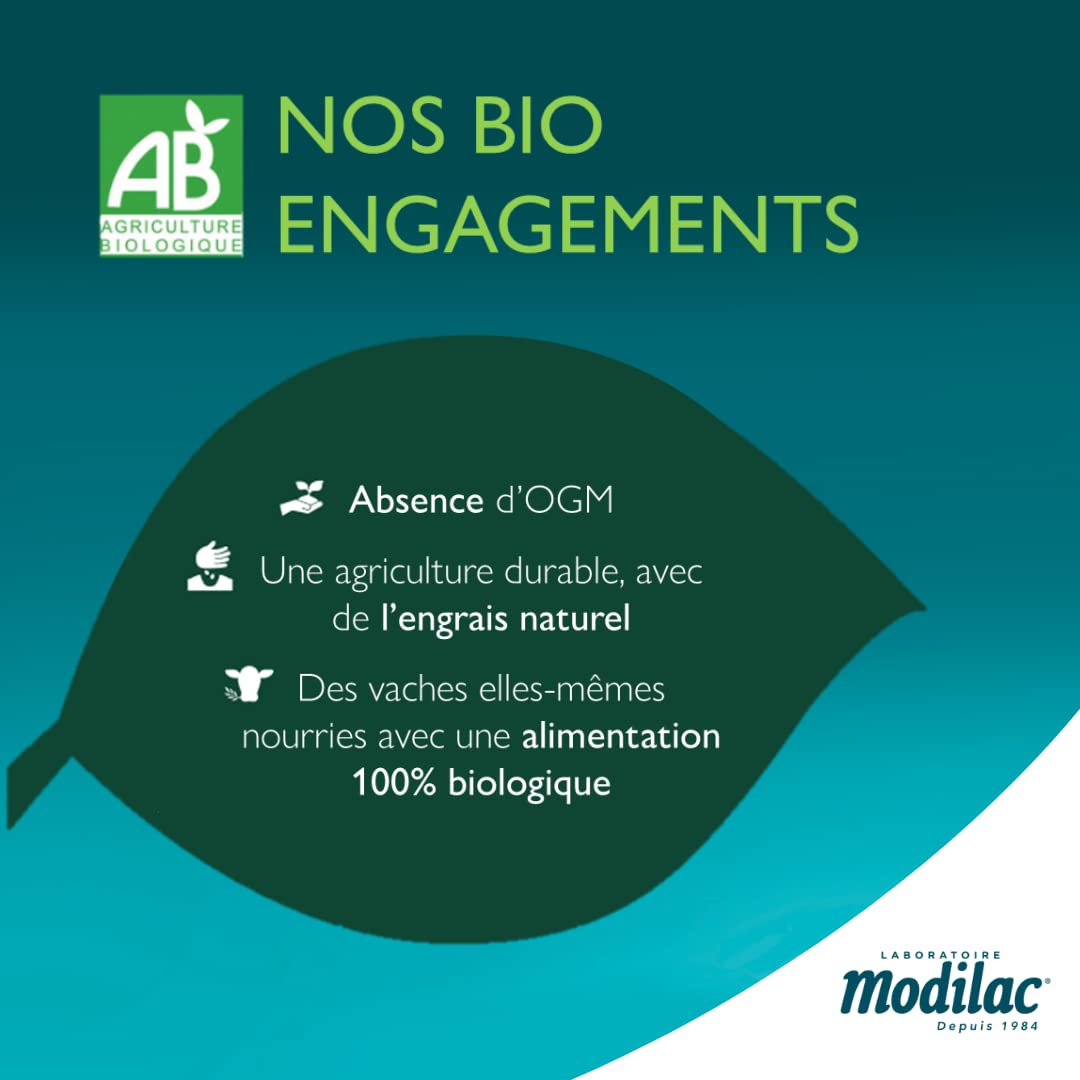 Laboratoire Modilac - Céréales Bio Nuit Calme Sans Sucres Ajoutés*** - Dès 4 mois - 250g - Lot de 7